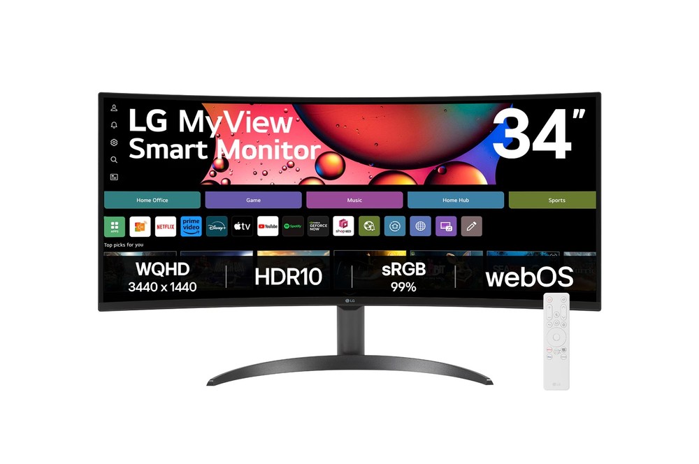 LG renova linha MyView de monitores com WebOS, Bluetooth e funções