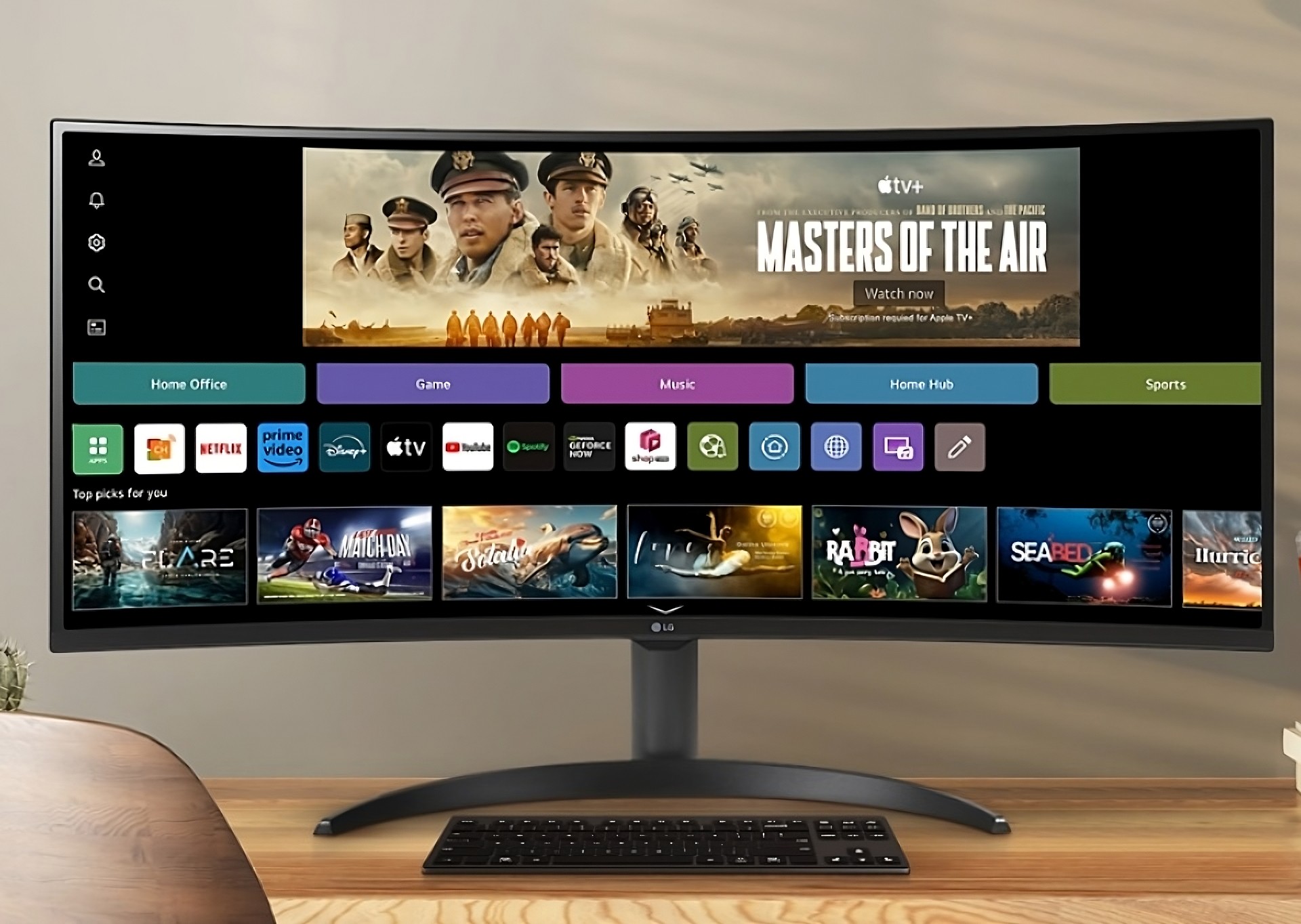 LG renova linha MyView de monitores com WebOS, Bluetooth e funções