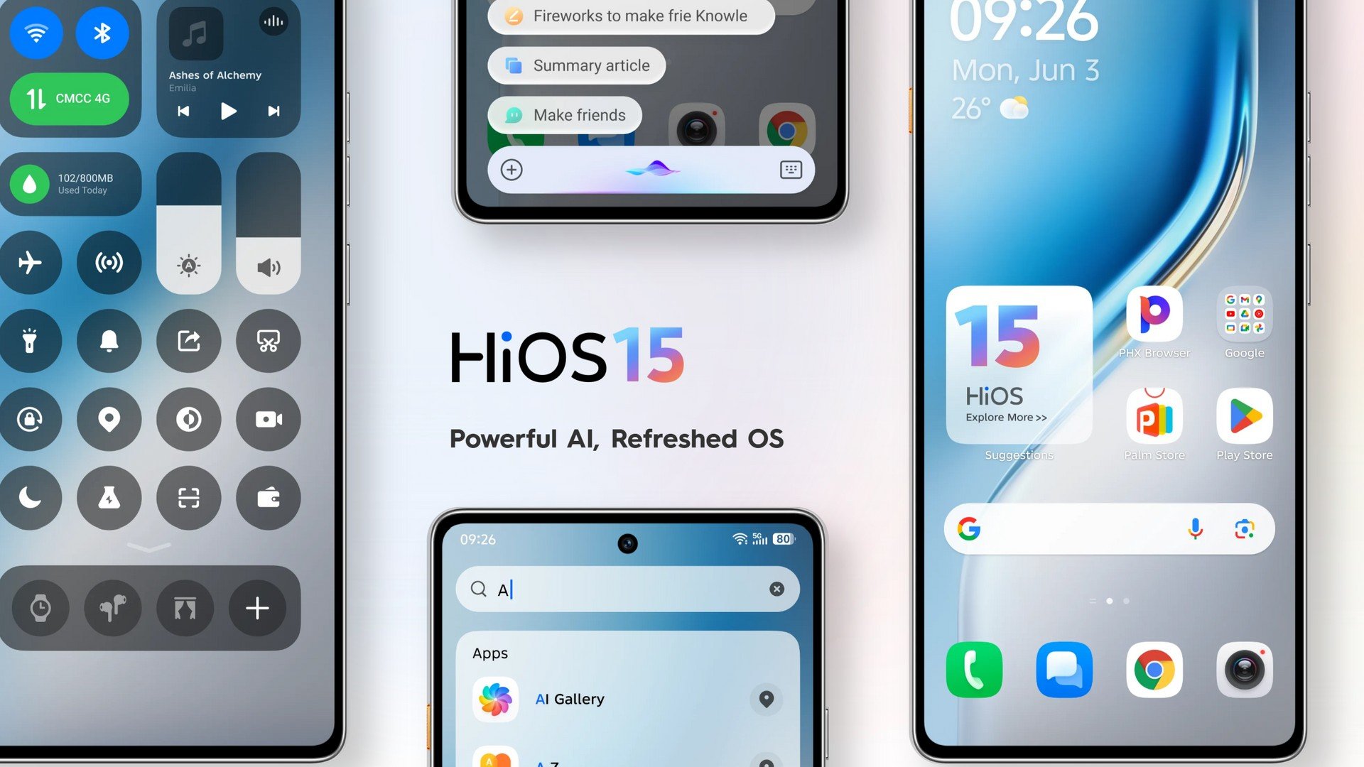Tecno detalha nova interface HiOS 15 com visual aprimorado e mais recursos de IA