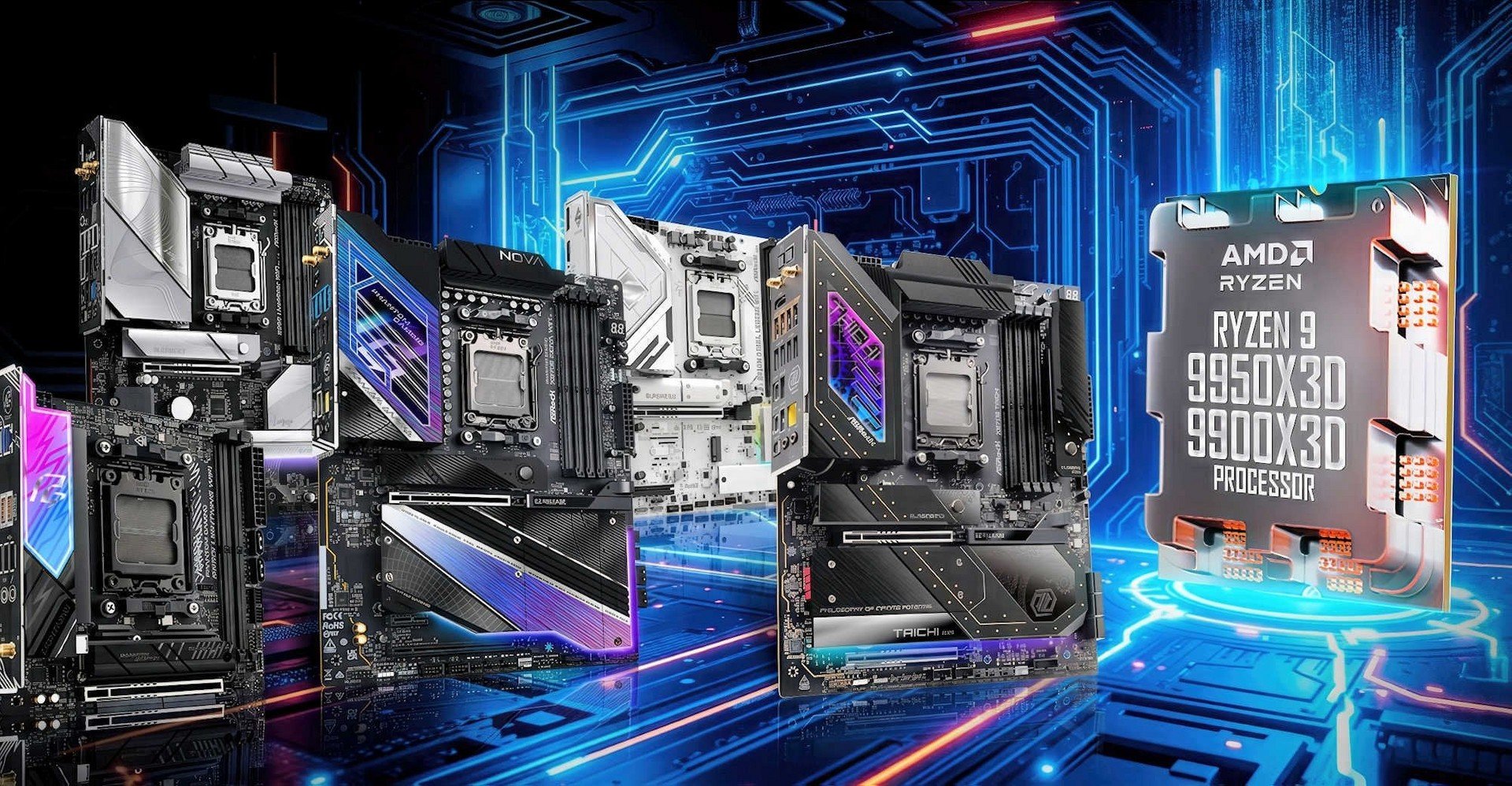 Placa-mãe ASRock X870 Steel Legend pode estar inutilizando processadores AMD Ryzen 9000