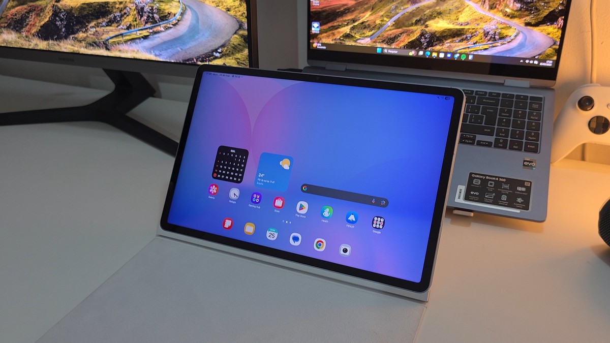 Tablet dos sonhos para estudar e trabalhar: Galaxy Tab S10 FE Plus está com desconto no Pix