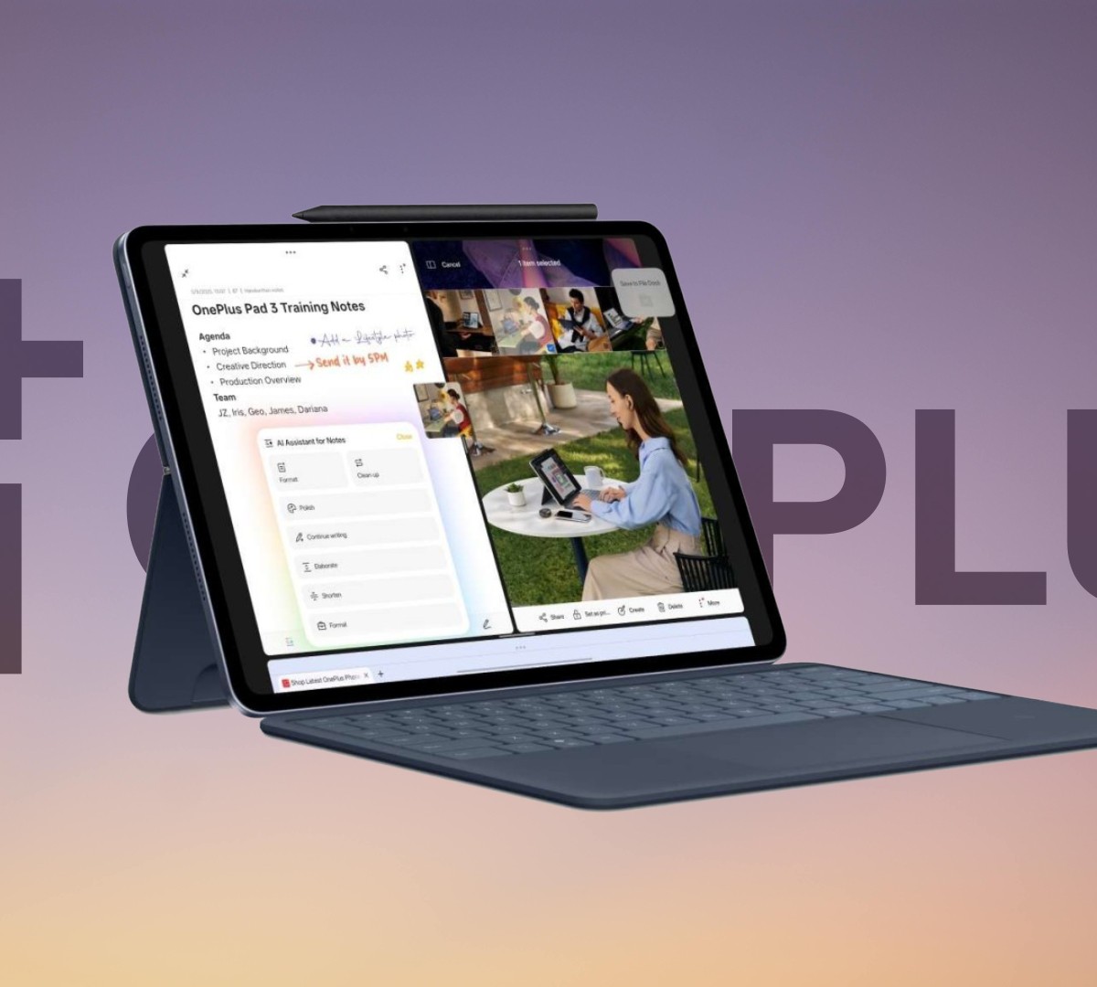 【snapdragon 8 elite】one plus pad3【ブルー】 snapdragon 8 elite】one plus pad3【ブルー】 OnePlus Pad 3