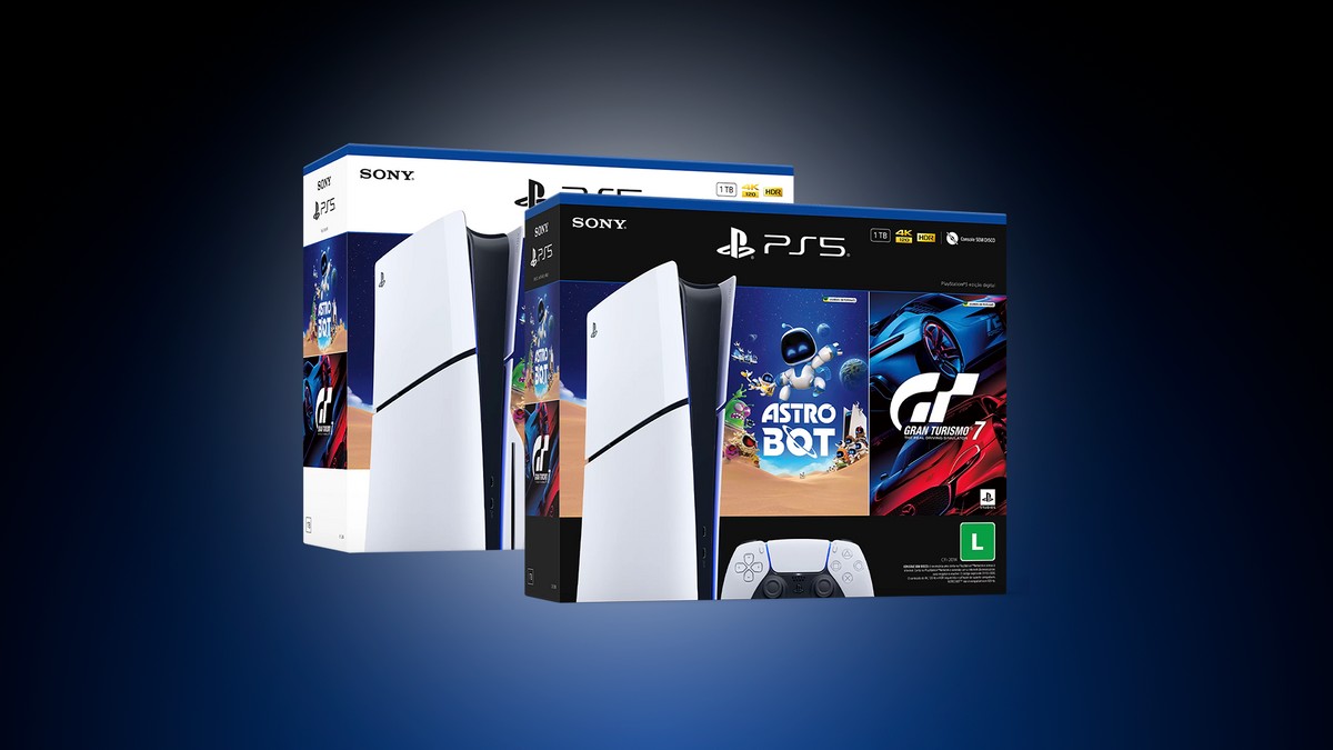 Com R$ 450 de desconto! PS5 Slim despenca de preço no combo em diferentes edições