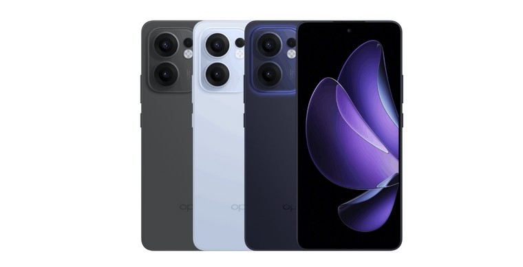 OPPO Reno 13A é lançado com tela de 120 Hz, IP69 e bateria