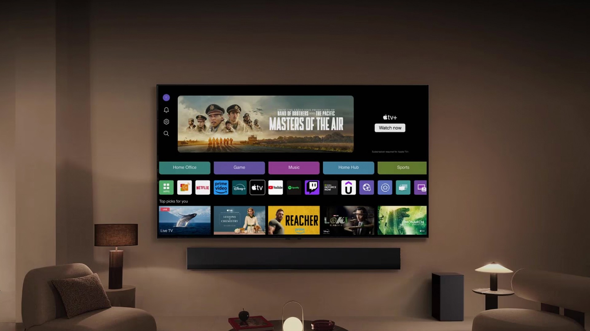 Smart TV LG OLED 4K de 55