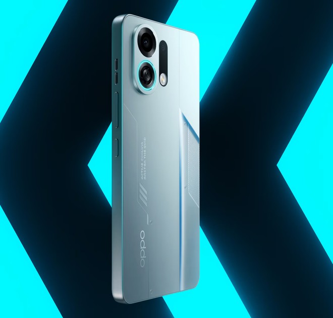 Detalhes do sistema de resfriamento do OPPO K13 Turbo Pro com cooler acoplado e luzes RGB