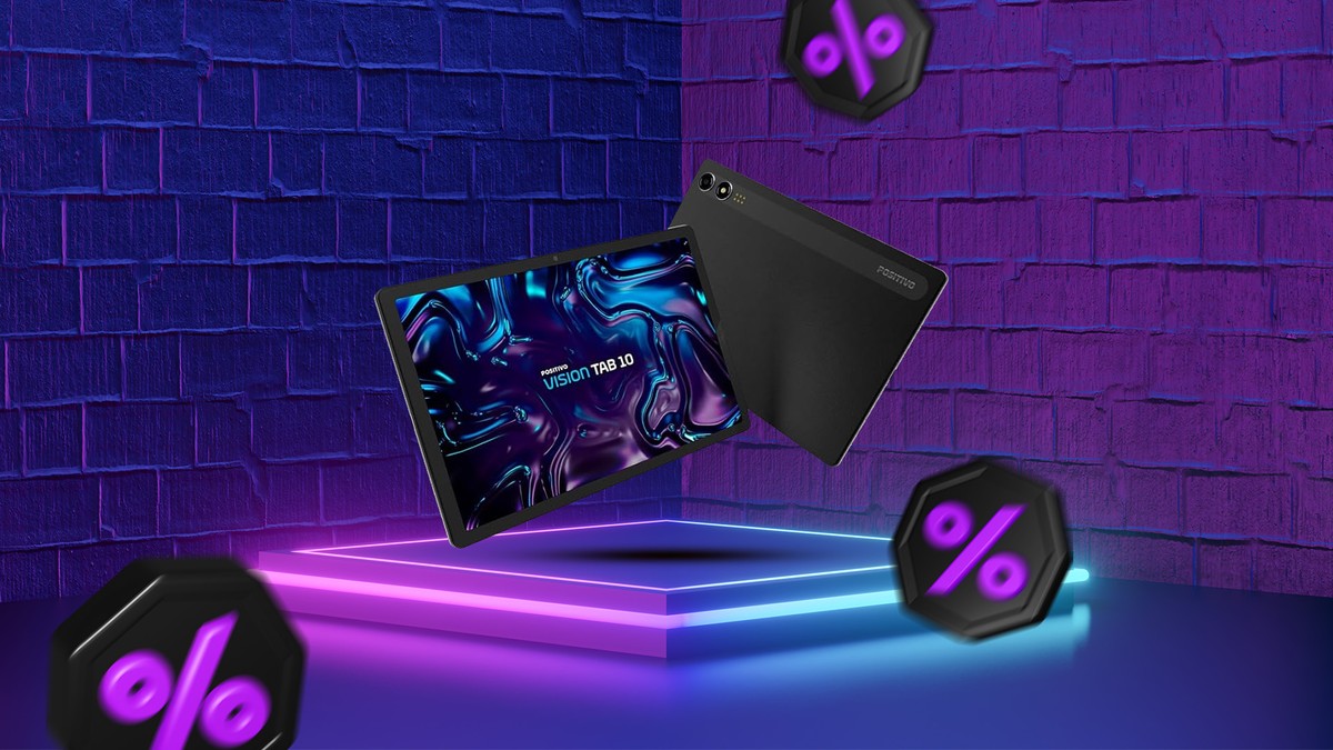 Positivo Vision Tab 10 com capa teclado: tablet entrega experiência de notebook a preço baixo