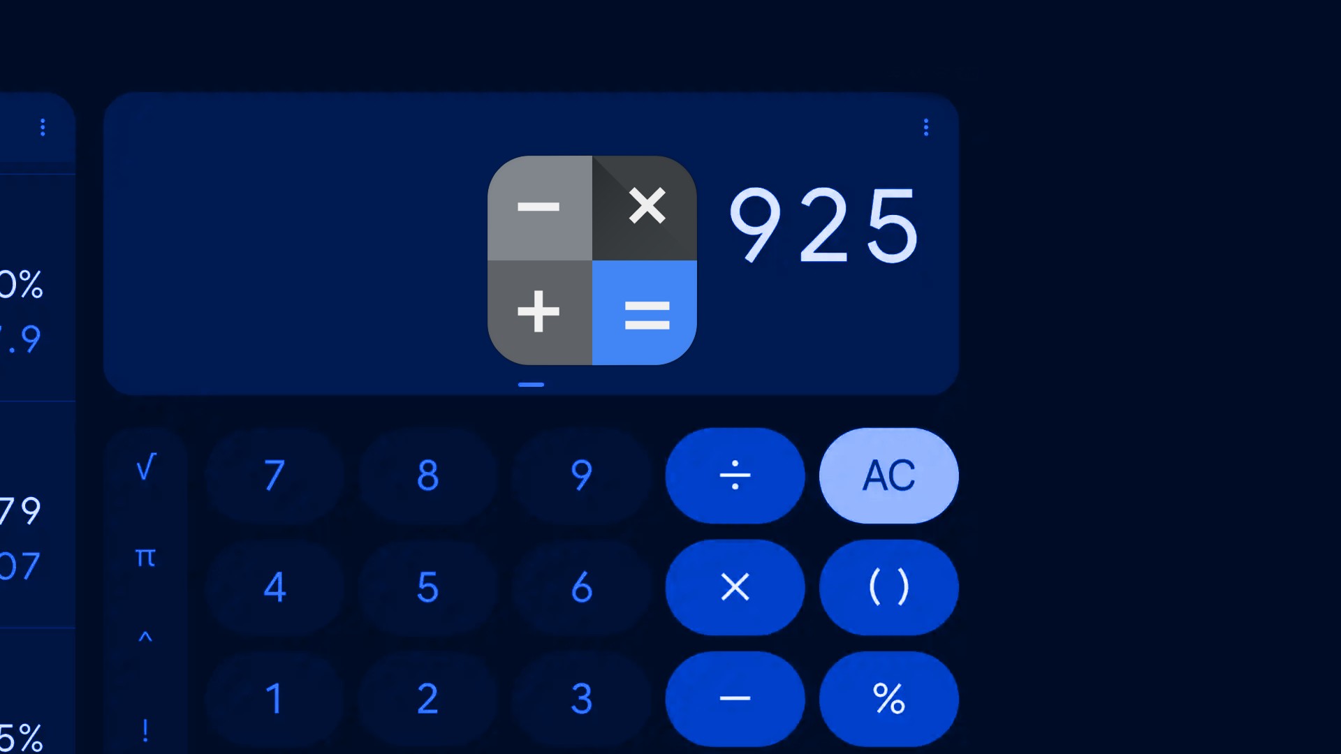 Calculadora do Google é atualizada com novo visual baseado no Material 3 Expressive