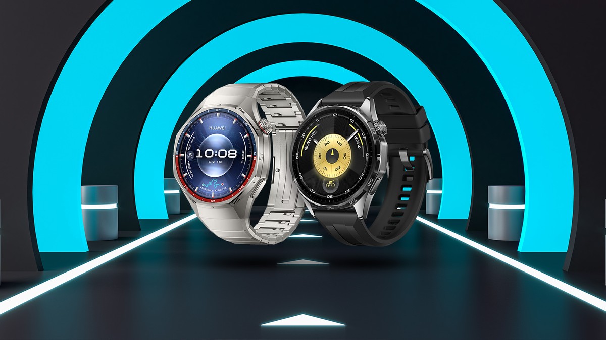 Huawei Watch GT 7 e 7 Pro são vazados em 11 cores com design de aço inoxidável e titânio