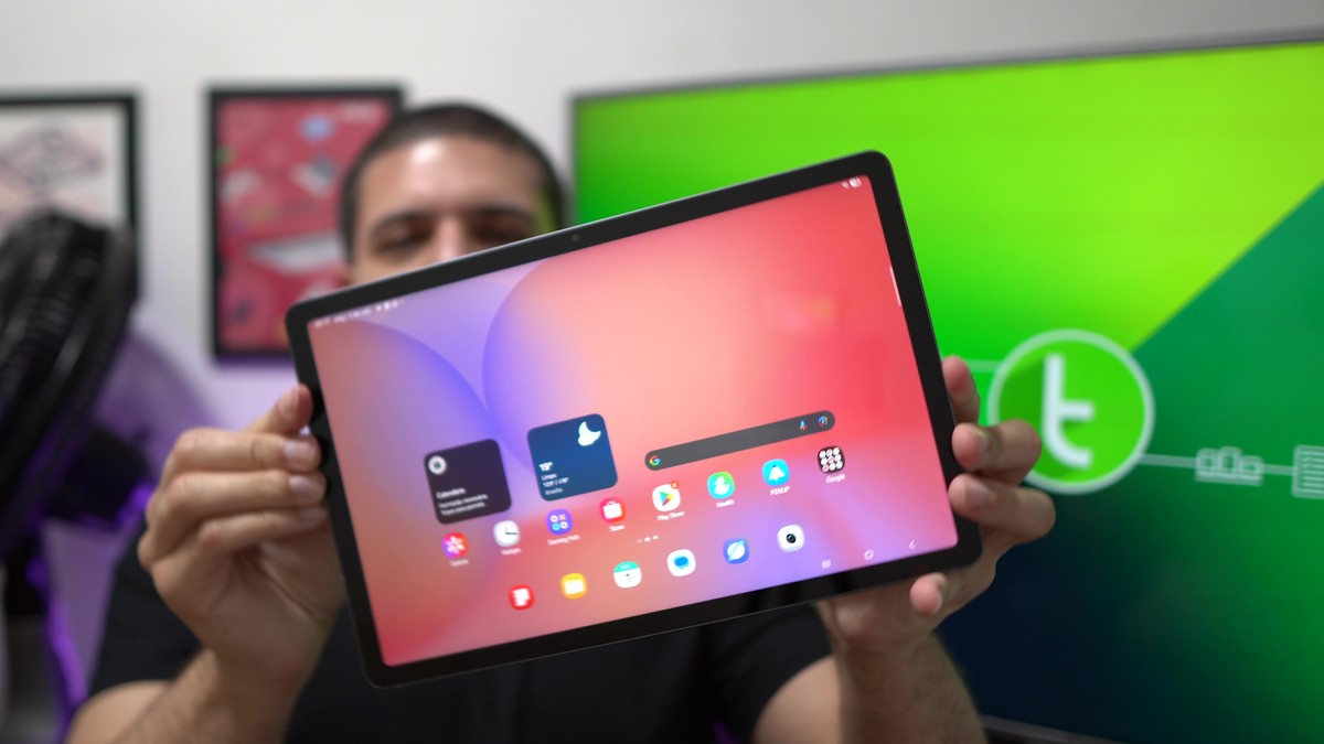Galaxy Tab S10 Lite mais barato! Tablet custo-benefício com tela grande, muito espaço e 5G