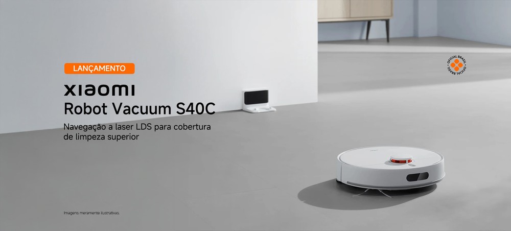 Xiaomi Robot Vacuum S40C: robô aspirador chega com lasers LDS