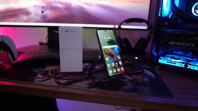 Moto G56 em oferta! Celular Motorola com resistência militar e muita RAM por menos - Foto