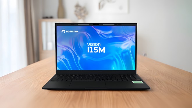 Positivo apresenta Vision i15M com chip Intel, recursos de IA e Minitela interativa