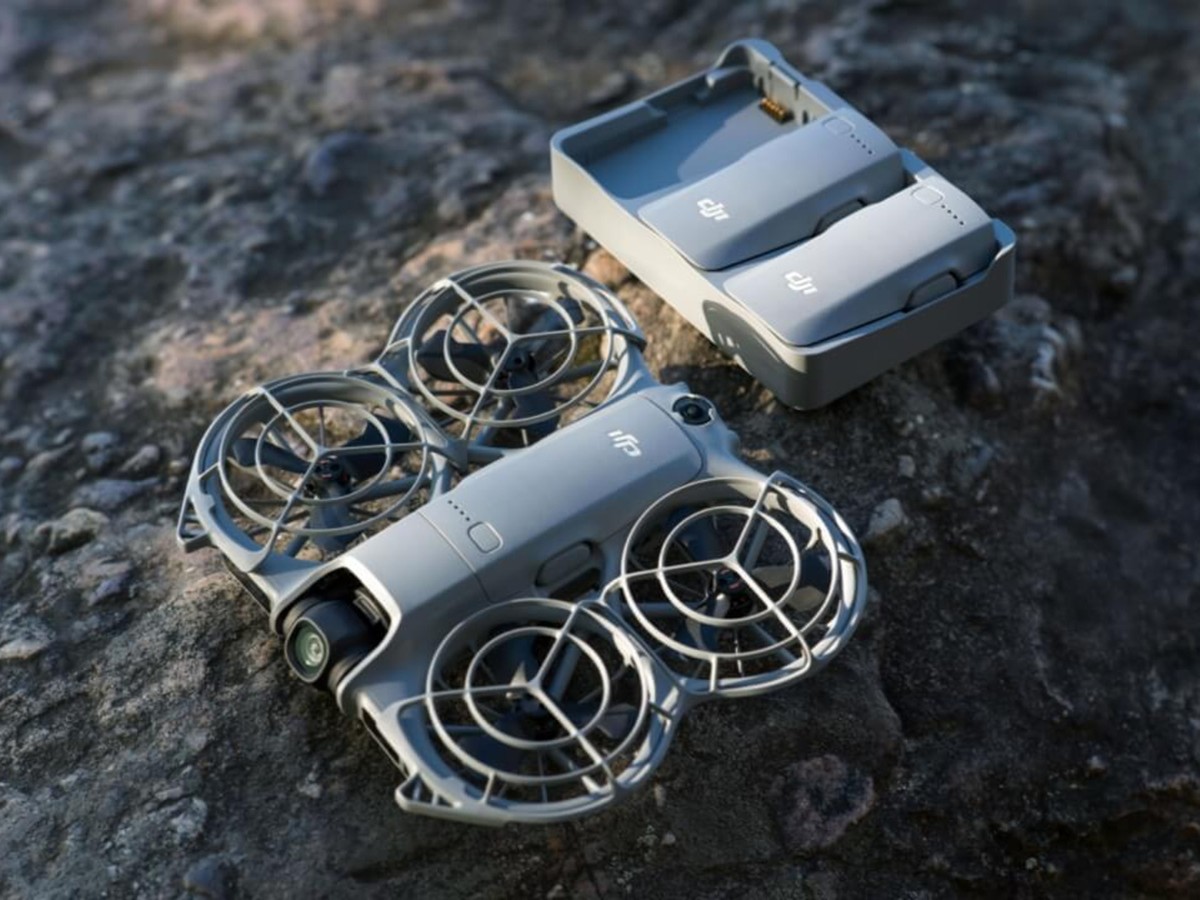 DJI Neo 3 vazou: foto da caixa revela novo design e tela no controle