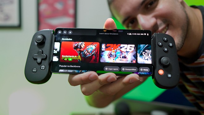 Backbone One de 2ª geração agrada ao tornar seu celular um console portátil | Análise / Review