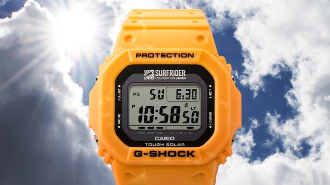 G-Shock lança relógio em parceria com ONG Surfride Foundation e traz design inspirado na natureza