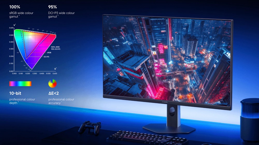 Xiaomi anuncia monitor de 27” com resolução 2K e taxa de