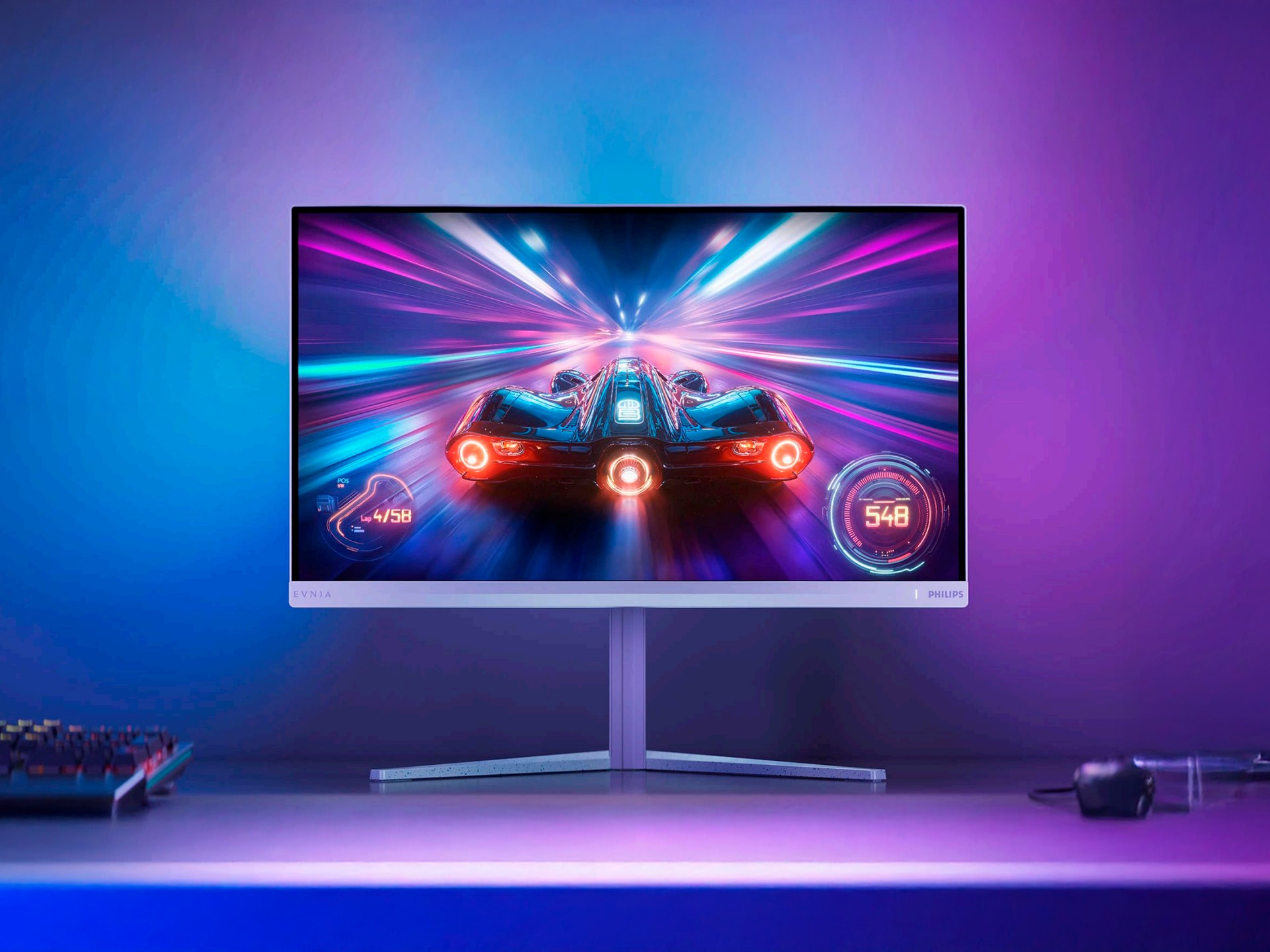 Philips lança monitor QD-OLED acessível com taxa de 240 Hz e