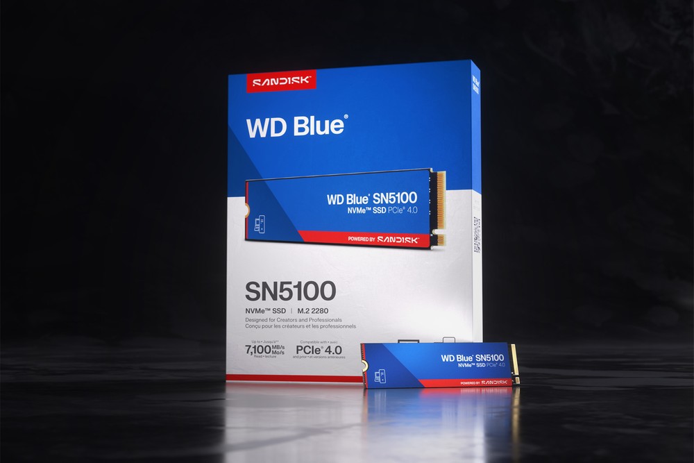 Sandisk lança novo SSD WD Blue SN5100 no Brasil com capacidade