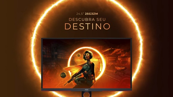 AOC Destiny na Amazon: monitor de 25