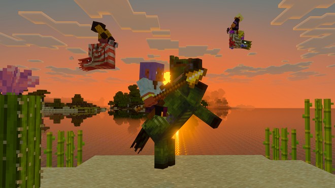 Minecraft Mounts of Mayhem já está disponível em todas as plataformas; veja os detalhes