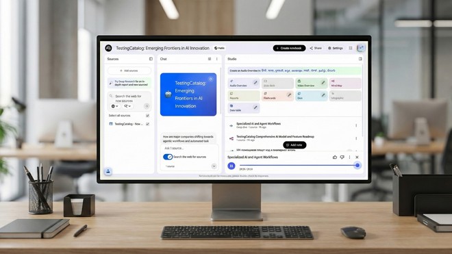 Atualização no NotebookLM: Google prepara modo 