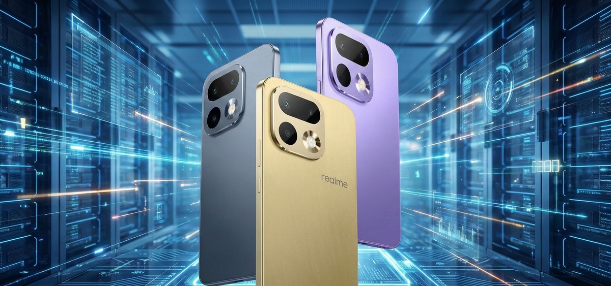 Realme anuncia atualização dos seus celulares para o ColorOS 17 ao lado de smartphones da OPPO