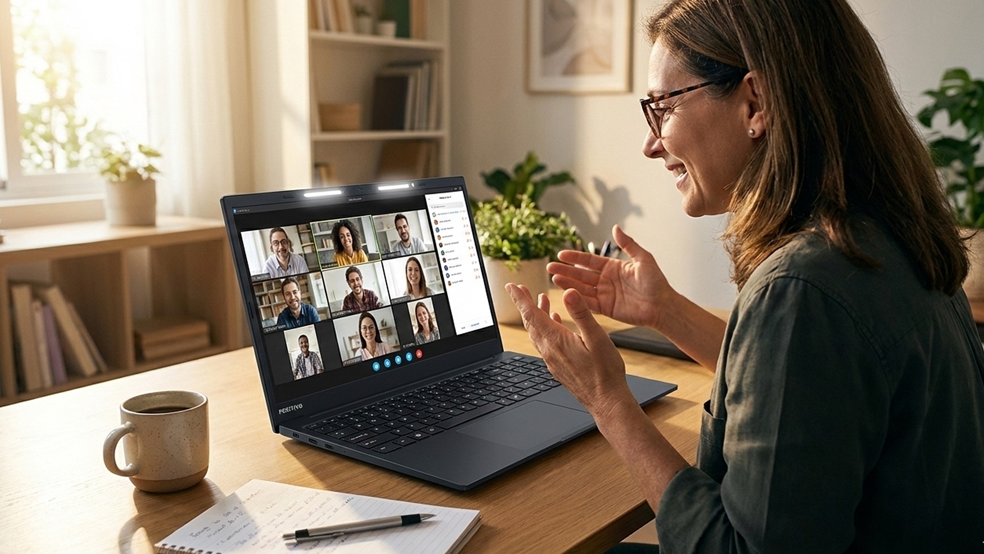 Notebook Positivo Vision R15 com AMD Ryzen e Lumina Bar para chamadas em oferta