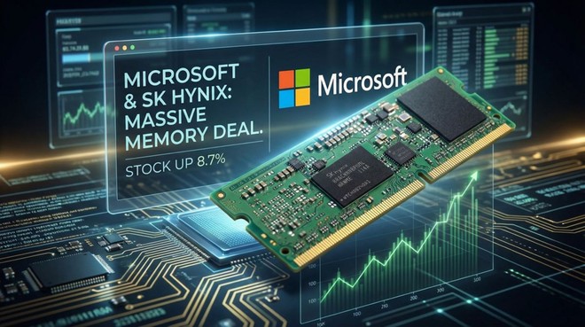 Microsoft firma acordo exclusivo com SK Hynix para fornecimento de memórias RAM
