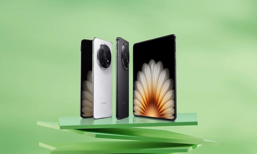 スマートフォン本体 OPPO Find N6 Titanium 512GB Global OPPO Find N6: dobrável estabelece recorde com o vinco de tela mais
