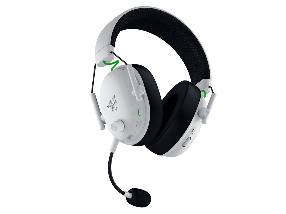 ヘッドホン edição nova com V3 BlackShark linha expande Razer All-White: Setup EDITION WHITE PRO V3 BLACKSHARK Razer ヘッドホン