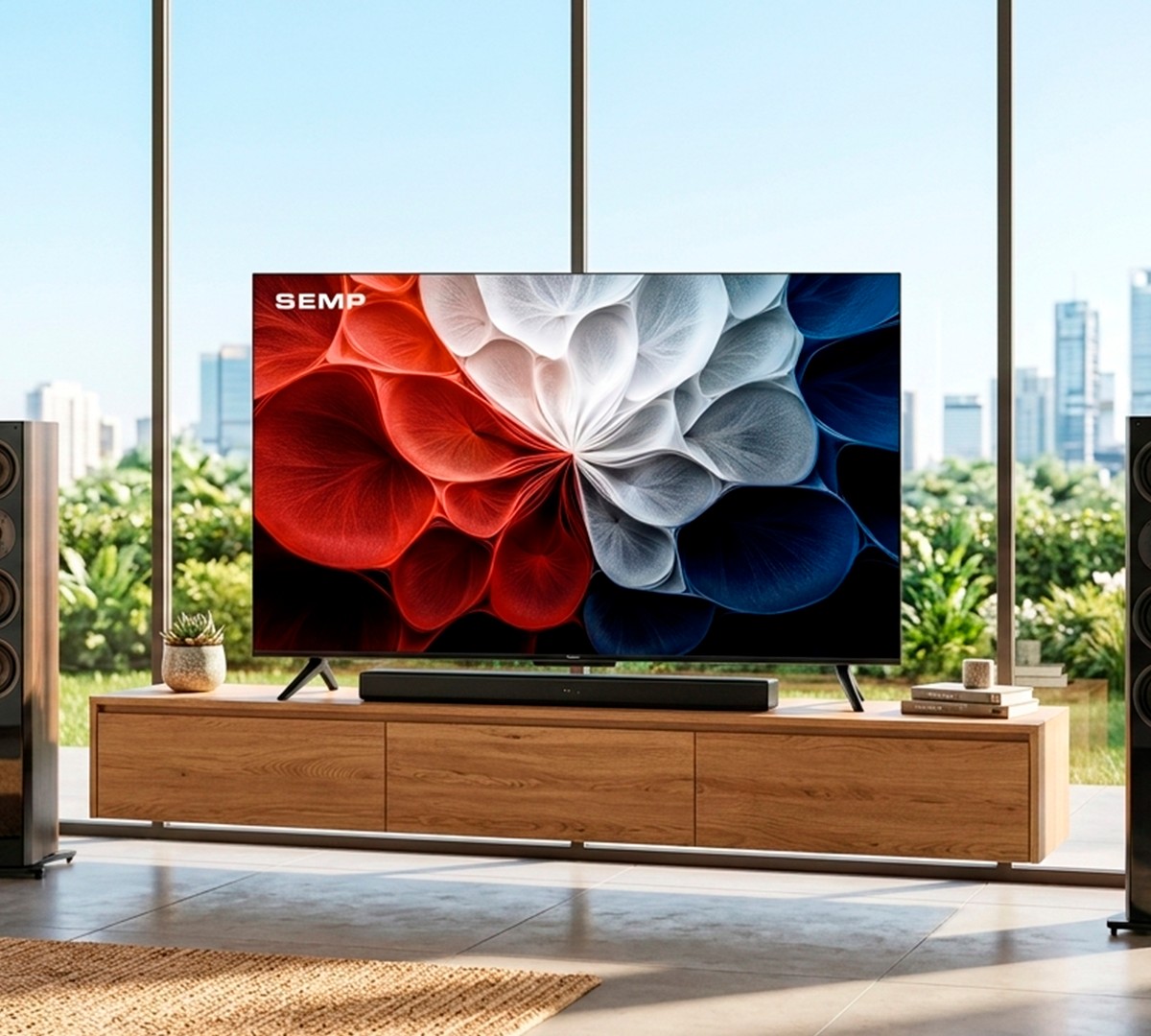 テレビ S Promoção imperdível: Smart TV SEMP 43S62 4K com HDMI 2.1, Google