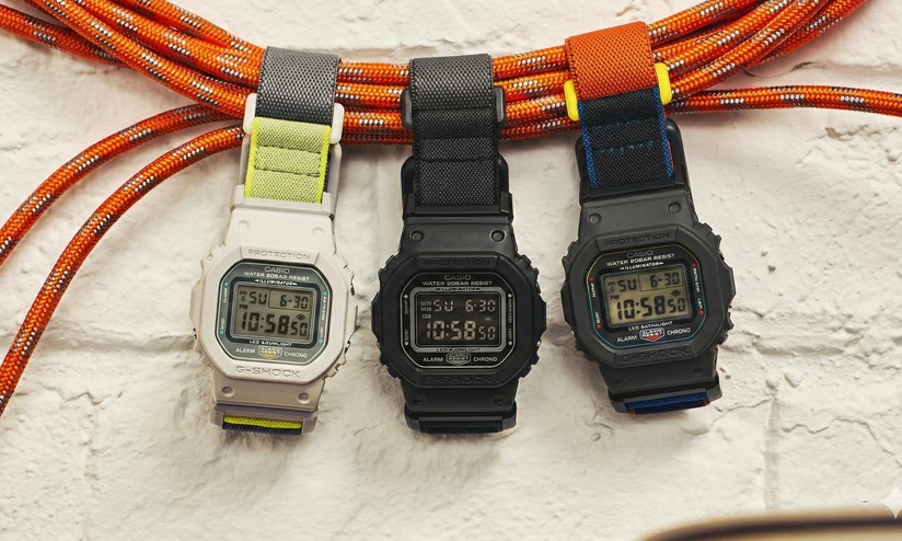 Casio inova: novos G-Shock DW-5600 trocam resina por tecido e