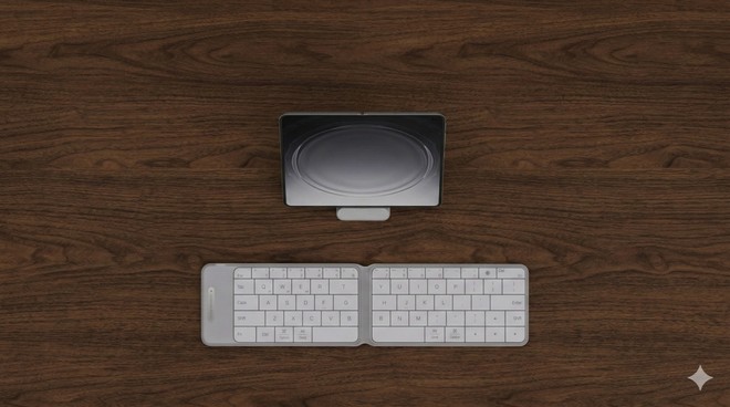 OPPO Find N6 terá teclado dobrável entre seus acessórios, revela imagem vazada