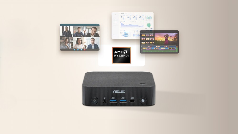 ASUS lança mini PC ExpertCenter PN55 com novos AMD Ryzen AI 400 e