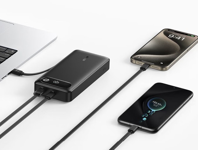 Anker lança nova power bank de 20.000 mAh e 87W; veja preço e