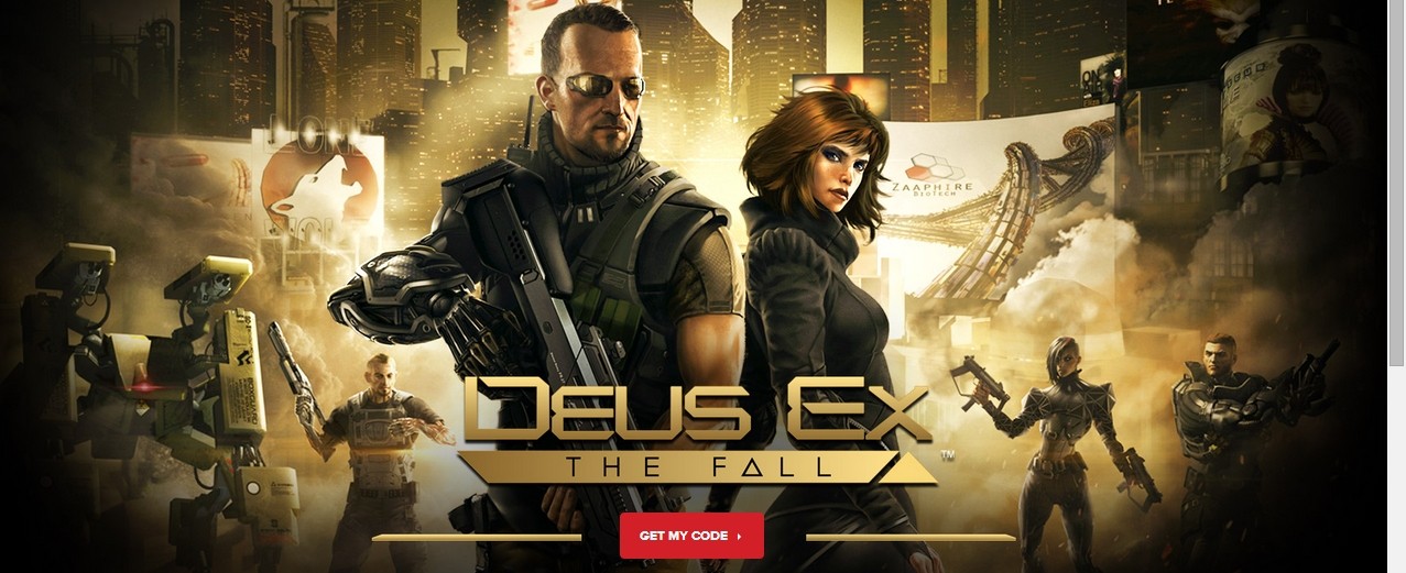 Nesse mês você pode baixar o jogo Deus Ex: The Fall de graça 