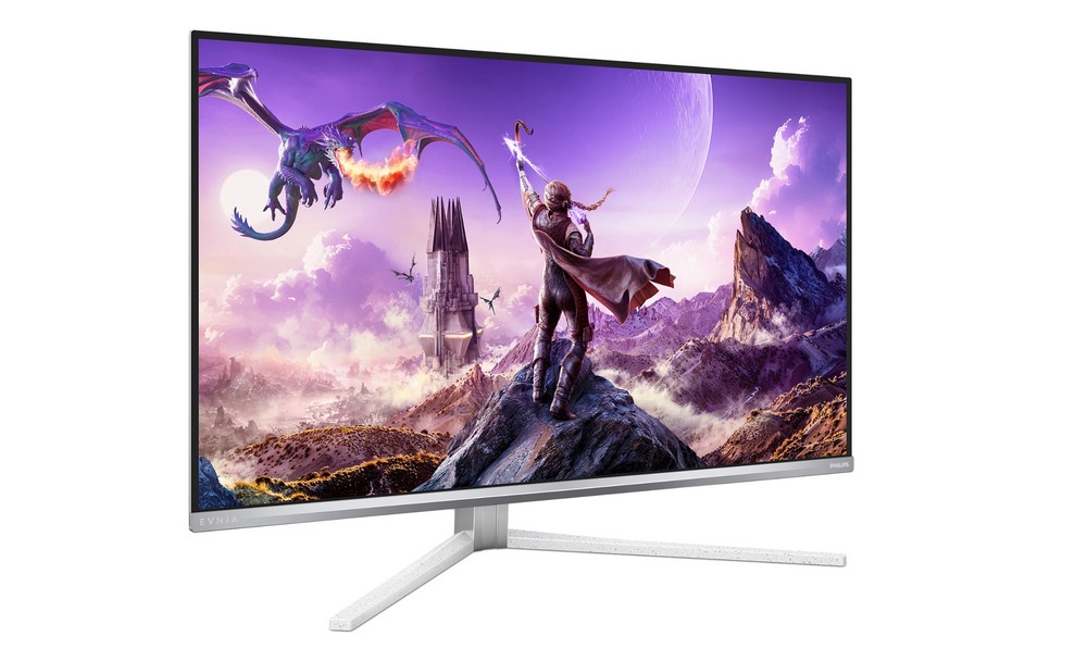 Philips revela monitor gamer Evnia com tela QD-OLED 4K, 240 Hz e