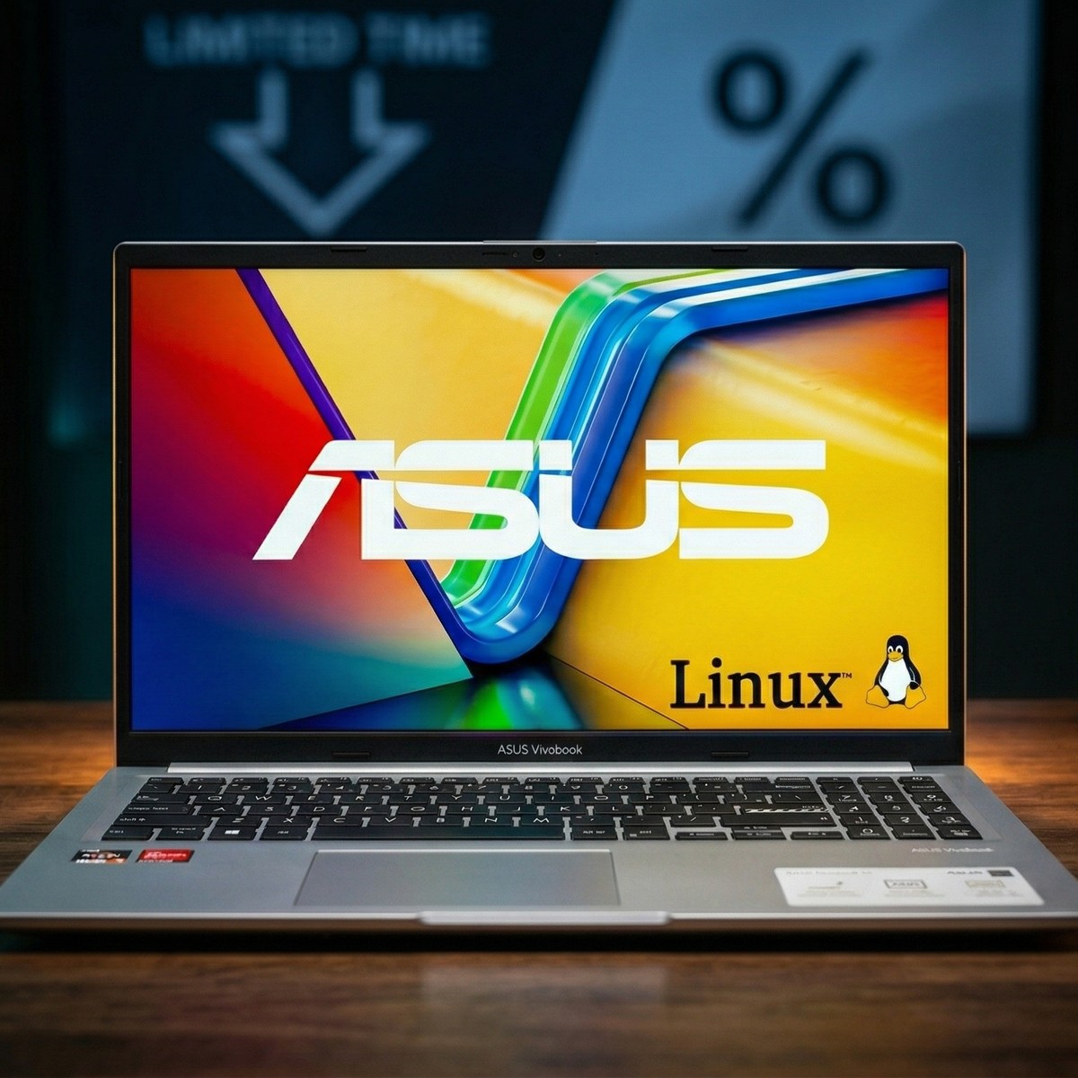 Notebook com Ryzen 7 e 512 GB de SSD em oferta: ASUS Vivobook 15