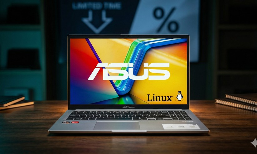 Notebook com Ryzen 7 e 512 GB de SSD em oferta: ASUS Vivobook 15