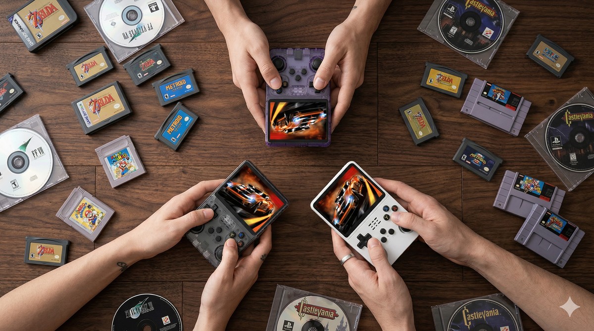 R36S em oferta: console portátil retrô com mais de 15 mil jogos por menos de R$ 160