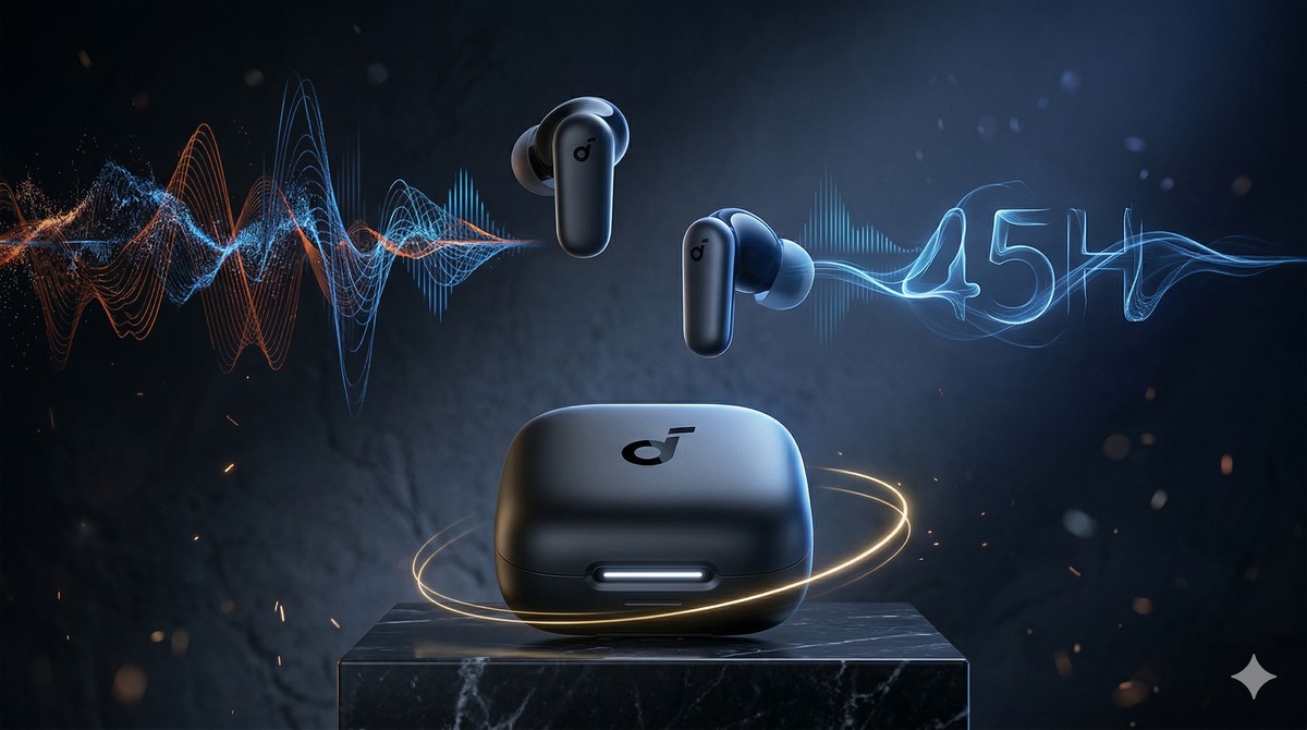 Anker Soundcore P30i em oferta! Fone de ouvido que vira suporte de celular cai de preço