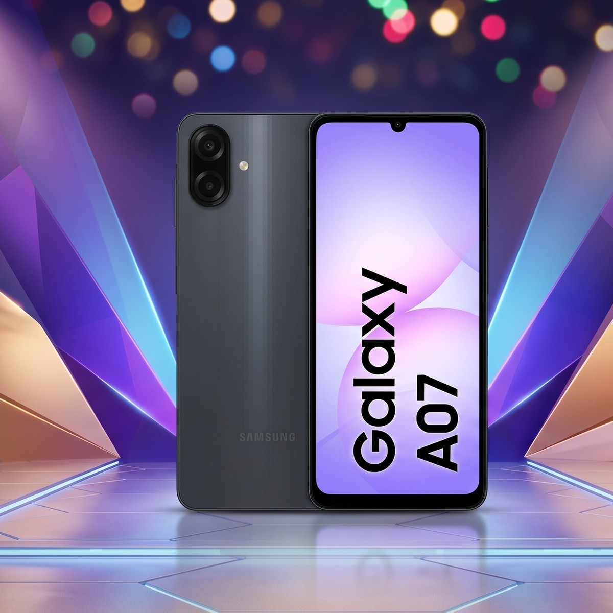 Preço caiu! Galaxy A07 com tela grande e câmera de 50 MP por menos