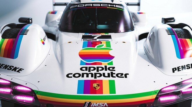 Porsche e Apple: parceria de 50 anos traz arco-íris de volta às pistas
