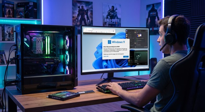Atenção, PC Gamer: Microsoft define nova recomendação de RAM para o fim dos travamentos