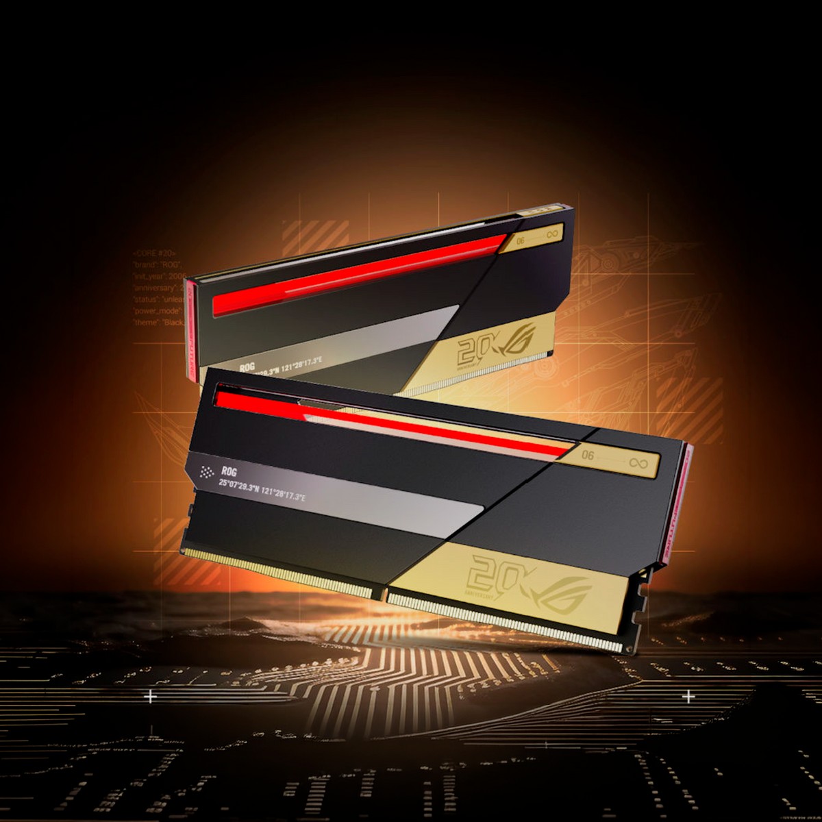 ASUS estreia no mercado de RAM com kit ROG DDR5 de alto desempenho