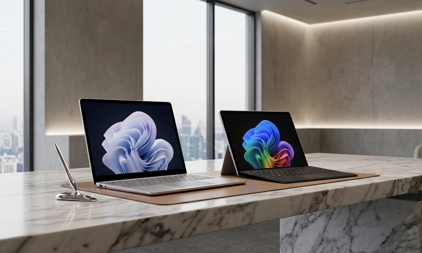 Microsoft lança Surface Pro 12 e Surface Laptop 8 com chips Intel
