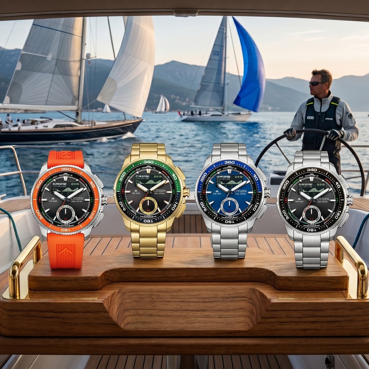 Citizen lança relógios Promaster Wave Tracker para iatismo com