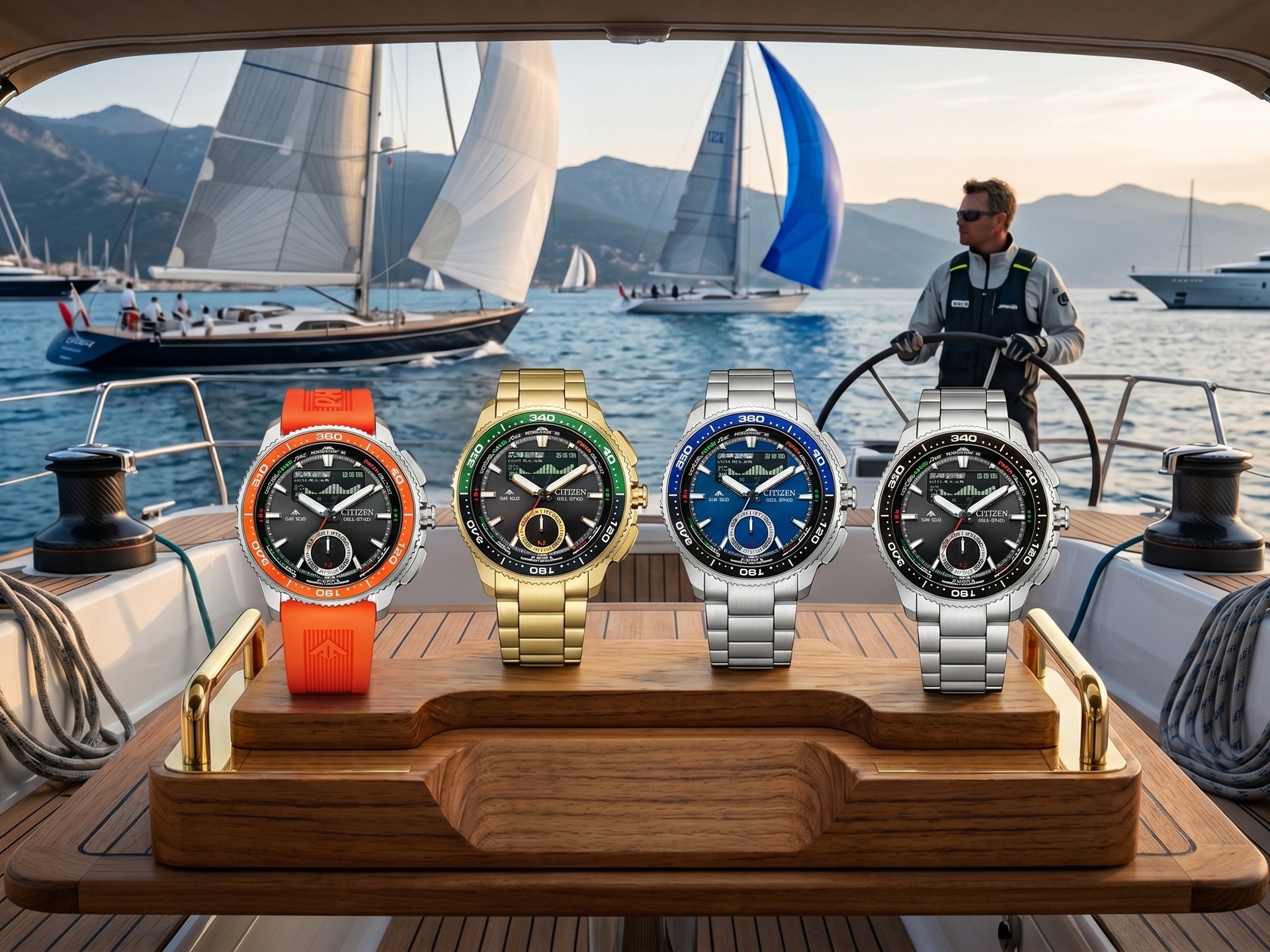 Citizen lança relógios Promaster Wave Tracker para iatismo com
