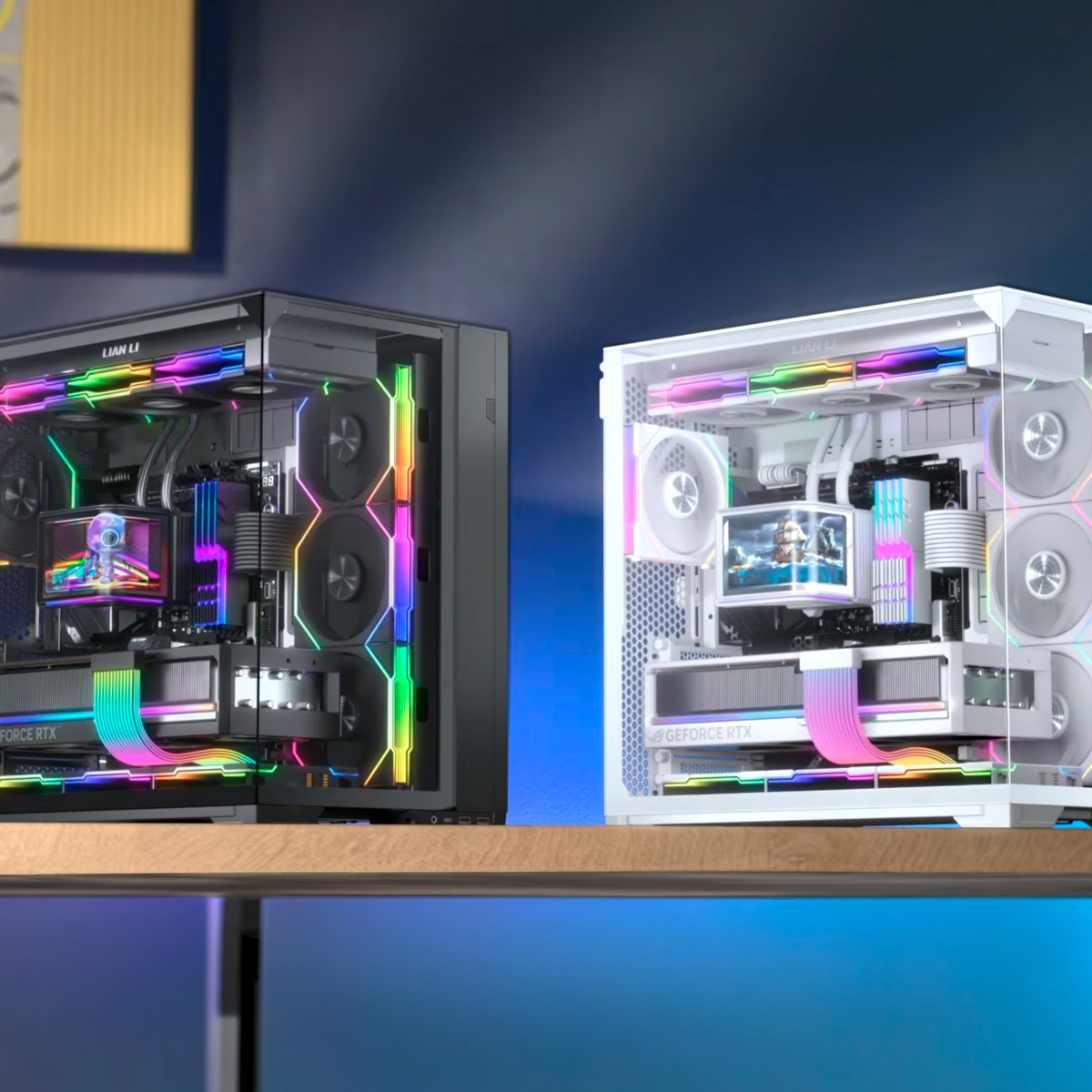 Lian Li HydroShift II Curved 360: novo water cooler coloca tela